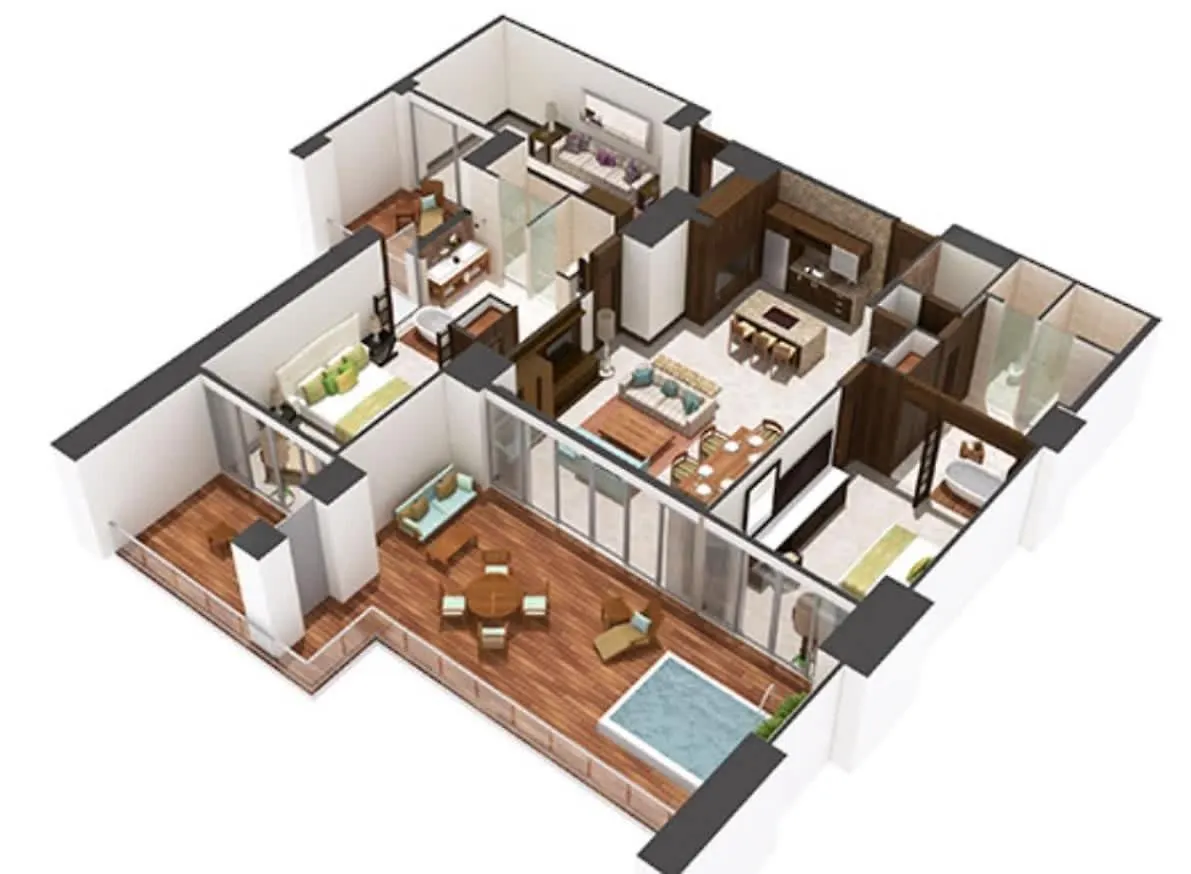 2 Bd Master Grand Luxxe Villa Riviera Maya Puerto Morelos Mexico